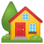 House with tree icon